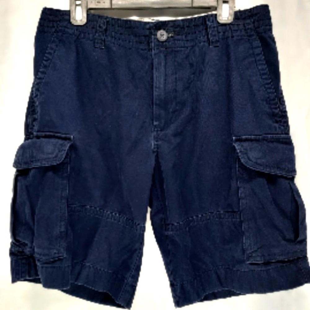 Tommy Hilfiger Men’s Dark Rich Navy Blue Cargo Shorts NWOT Size 46